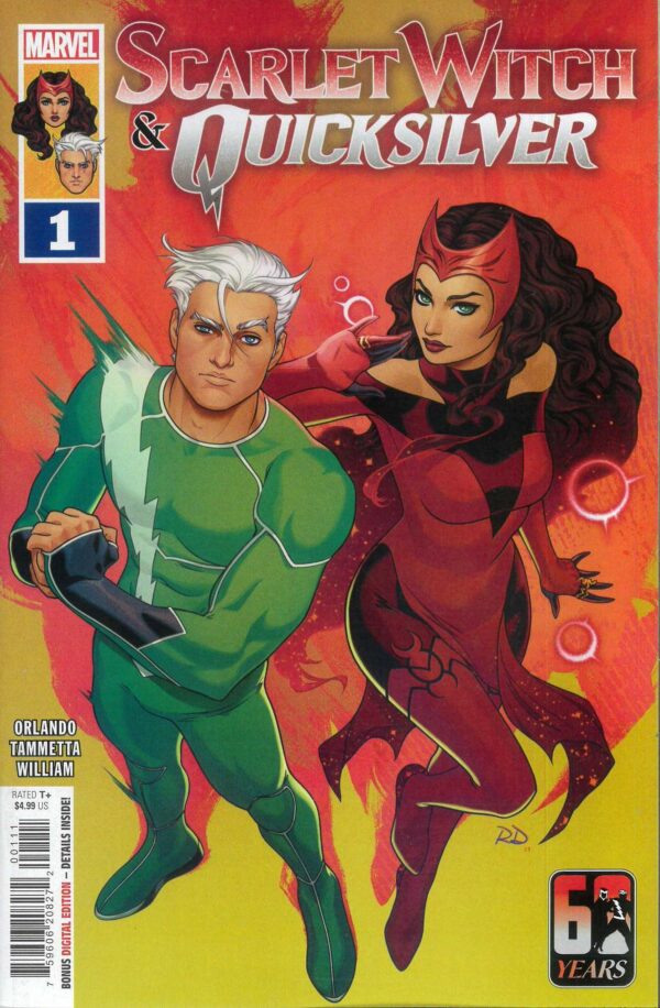SCARLET WITCH AND QUICKSILVER #1: Russell Dauterman cover A