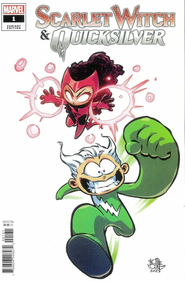SCARLET WITCH AND QUICKSILVER #1: Skottie Young Babies cover C