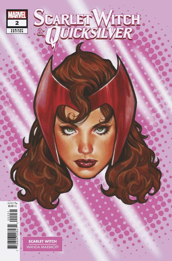 SCARLET WITCH AND QUICKSILVER #2: Mark Brooks Headshot cover C