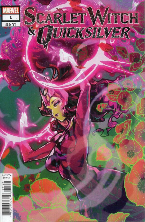 SCARLET WITCH AND QUICKSILVER #1: Rose Besch cover B
