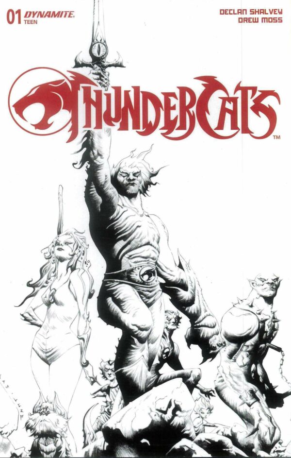 THUNDERCATS (2024 SERIES) #1: Jae Lee Line Art cover T