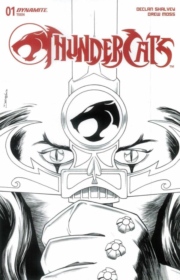 THUNDERCATS (2024 SERIES) #1: Declan Shalvey Line Art RI cover Q