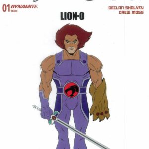 THUNDERCATS (2024 SERIES) #1: Drew Moss Lion-O Design RI cover P