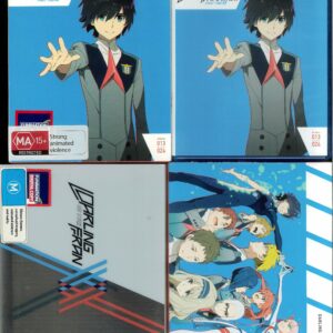 PRELOVED BLU-RAYS #106: Darling in the Franxx Ltd ed Pt 1&2 box + DVD Funimation NM