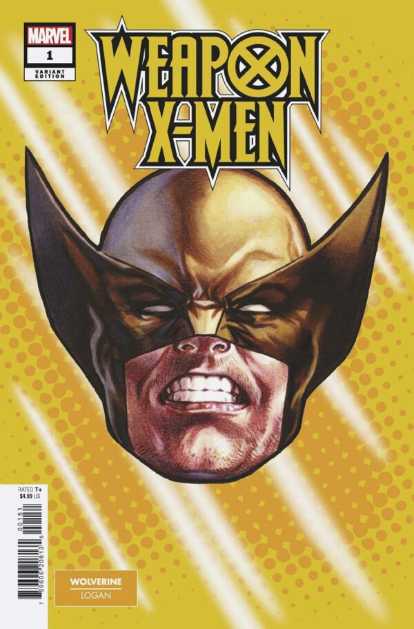 WEAPON X-MEN #1: Mark Brooks Headshot cover E