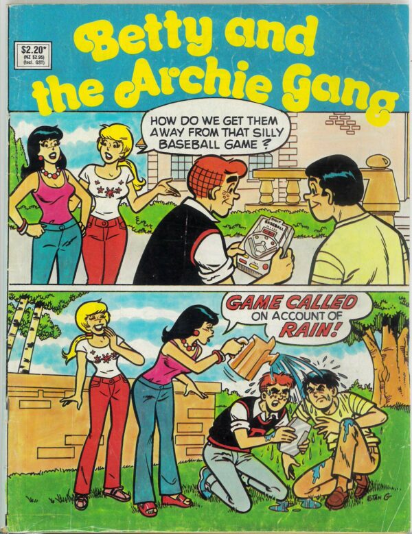 BETTY AND THE ARCHIE GANG #0: $2.20/$2.95 cv – GD