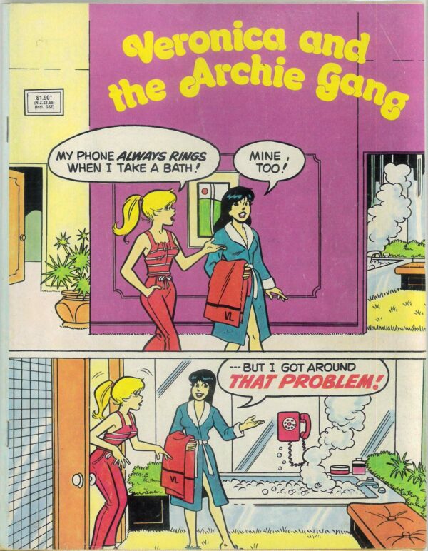 VERONICA AND THE ARCHIE GANG (1987 SERIES) #0: $1.90/$2.55 cv – GD/VG