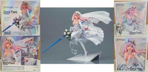 DARLING IN THE FRANXX FIGURES #1: Zero Two for My Darling 1/7 Wedding Dress Statue – NM
