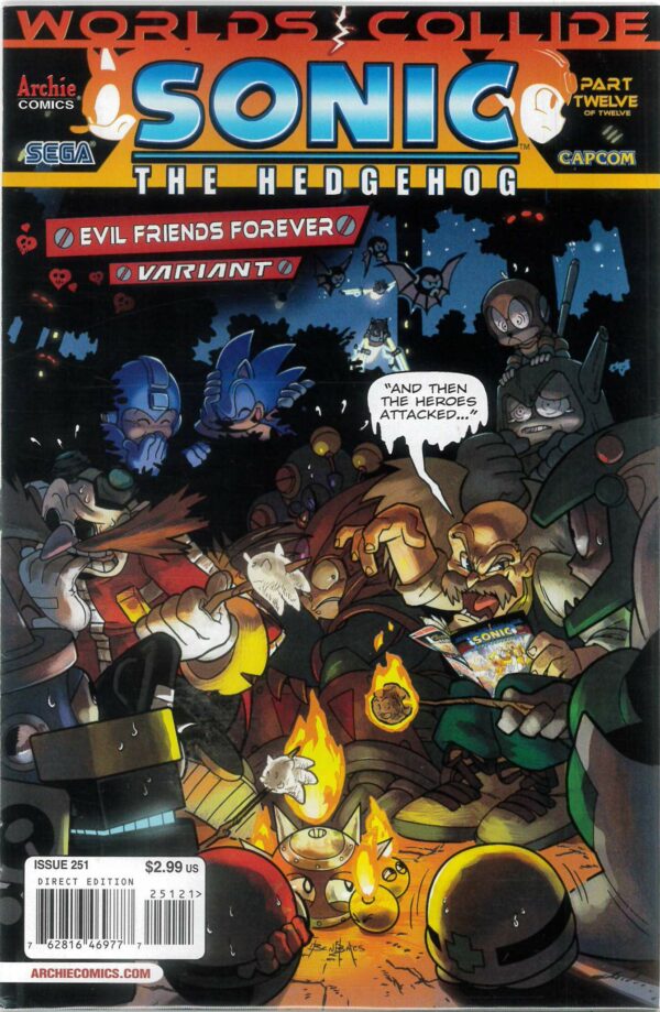 SONIC THE HEDGEHOG (1993-2017 SERIES) #251: #251 Evil Friends Forever cover