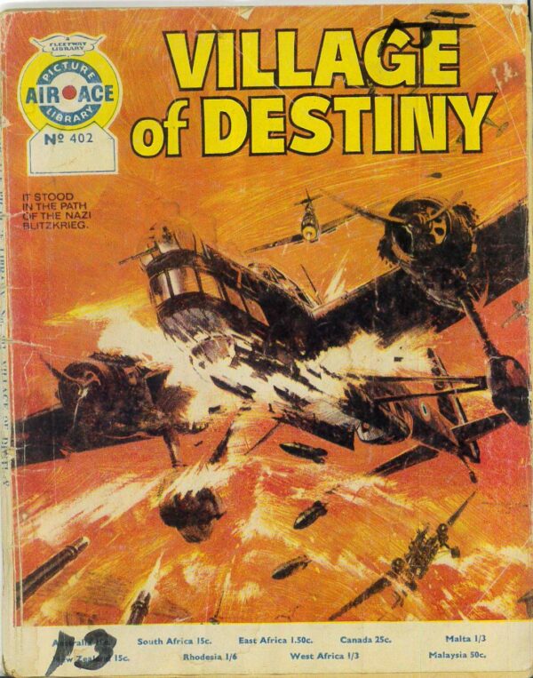 AIR ACE PICTURE LIBRARY (1958 SERIES) #402: Willage of Destiny (Foreign variant) GD