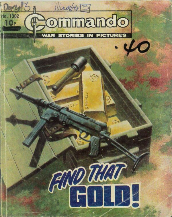 COMMANDO #1302: Find that Gold – VG