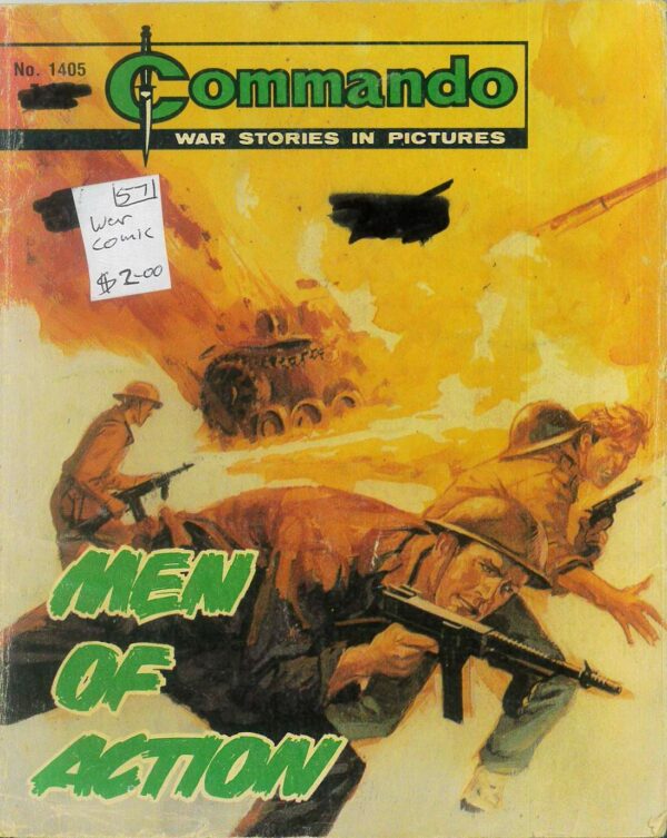 COMMANDO #1405: Men of Action – GD/VG