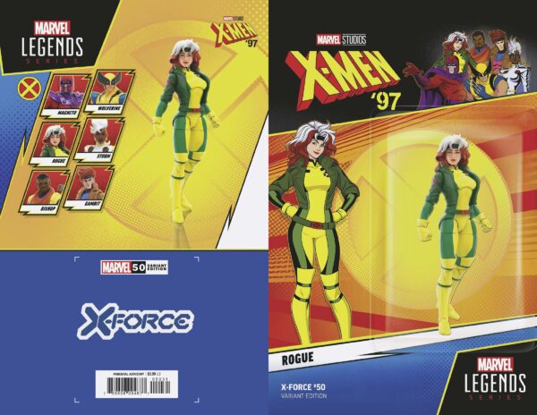 X-FORCE (2019 SERIES) #50: X-Men 97 Rogue Action Figure cover C