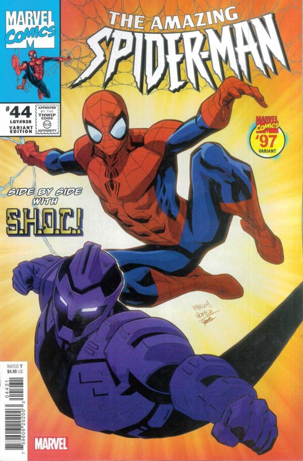 AMAZING SPIDER-MAN (2022 SERIES) #44: Carlos E. Gomez Marvel 97 cover C