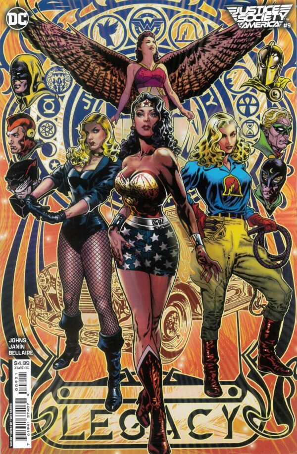 JUSTICE SOCIETY OF AMERICA (2022 SERIES) #9: Tony Harris cover B