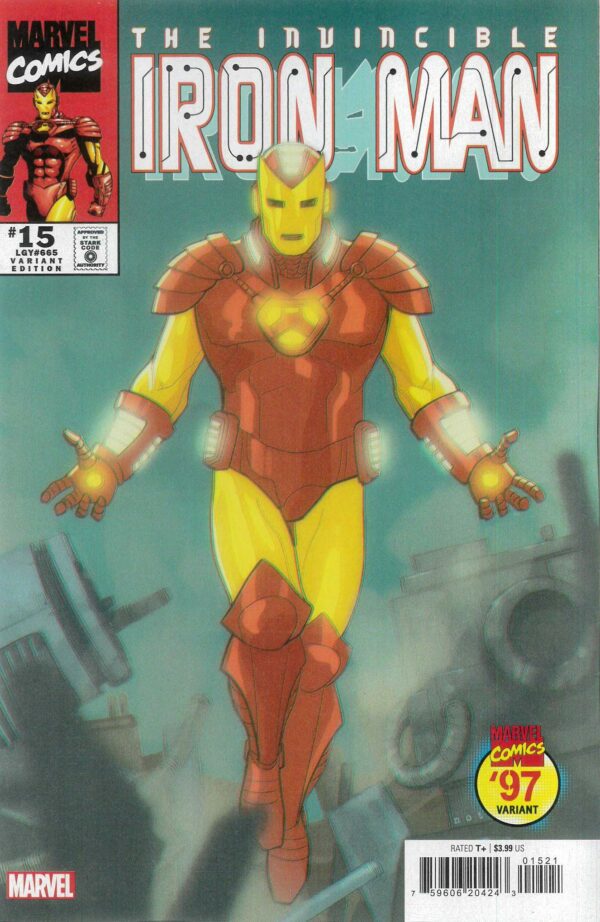 INVINCIBLE IRON MAN (2023 SERIES) #15: Phil Noto Marvel 97 cover B