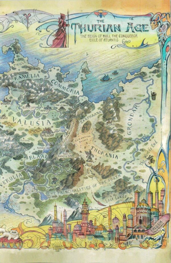 CONAN THE BARBARIAN (2023 SERIES) #9: Thurian Age wraparound Map cover