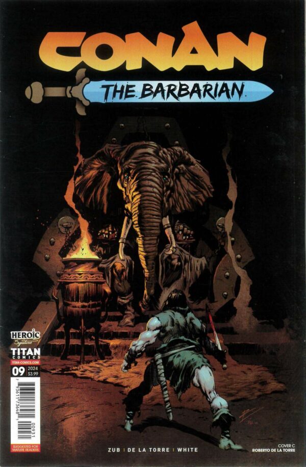 CONAN THE BARBARIAN (2023 SERIES) #9: Roberto de la Torre cover C