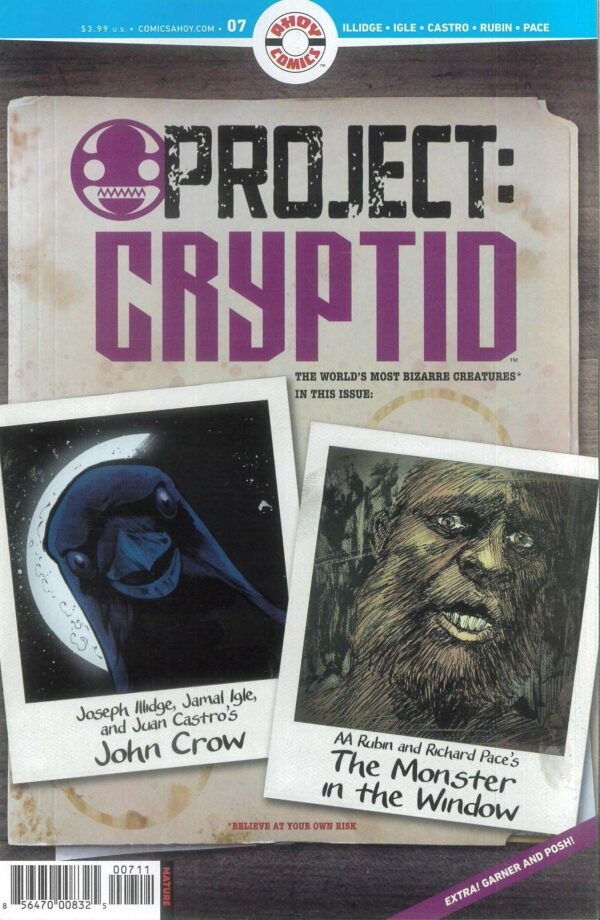 PROJECT CRYPTID #7: Jamal Igle cover A