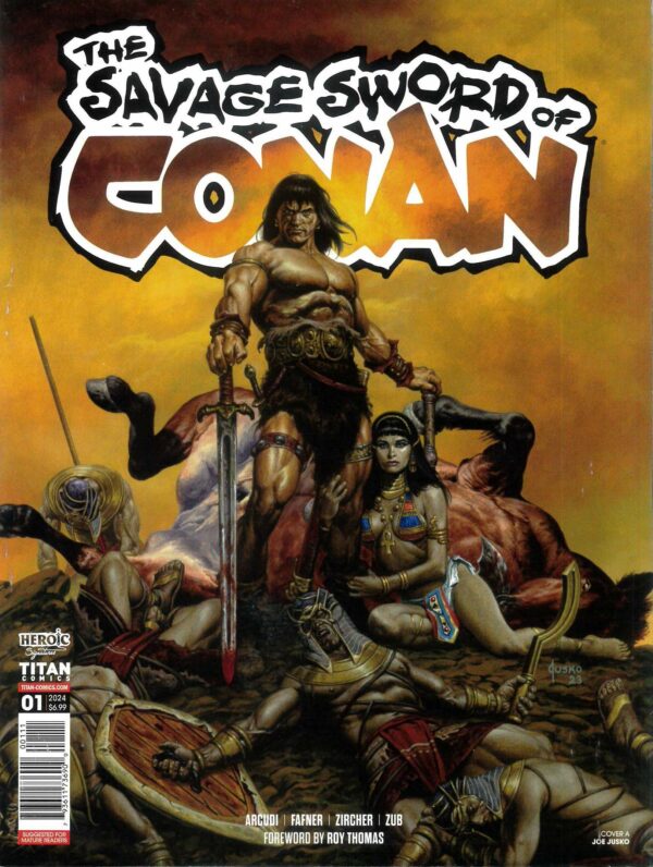 SAVAGE SWORD OF CONAN (2024 SERIES) #1: Joe Jusko cover A