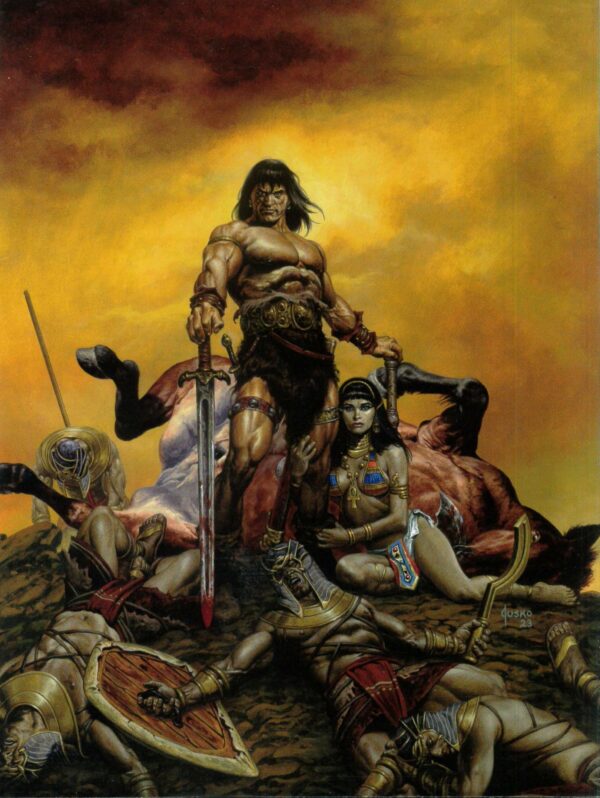 SAVAGE SWORD OF CONAN (2024 SERIES) #1: Joe Jusko virgin cover D