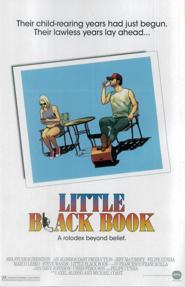 LITTLE BLACK BOOK #1: Chris Ferguson Movie Poster Homage cover C