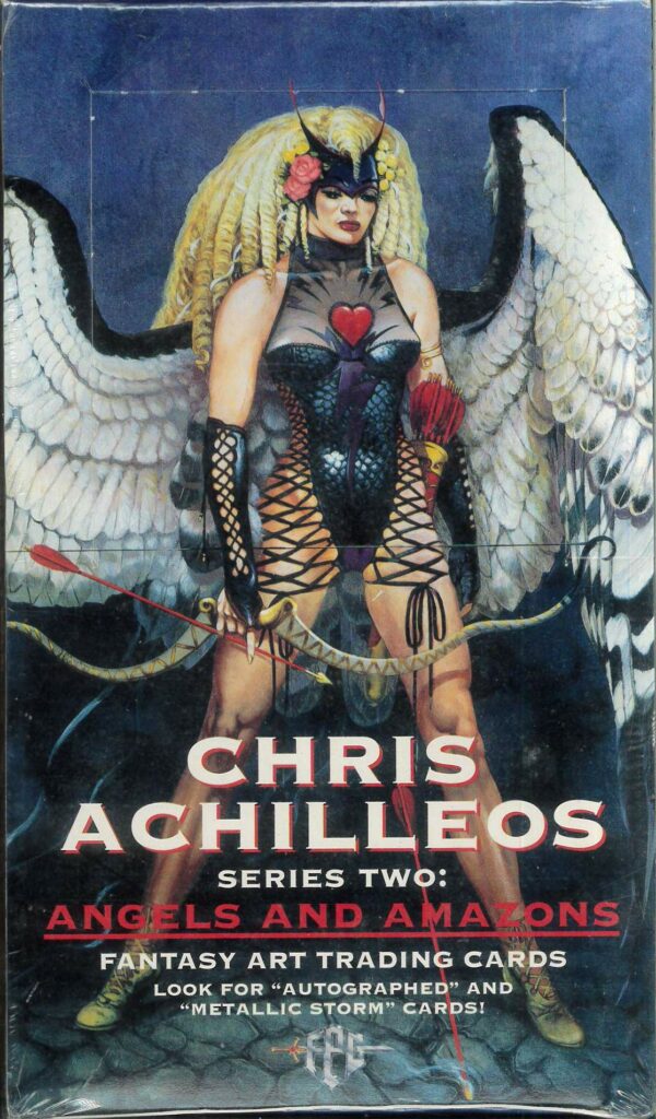 FPG TRADING CARD DISPLAY BOX #1: Chris Achilleos series 2 Angels & Amazons (36 pks sealed) NM