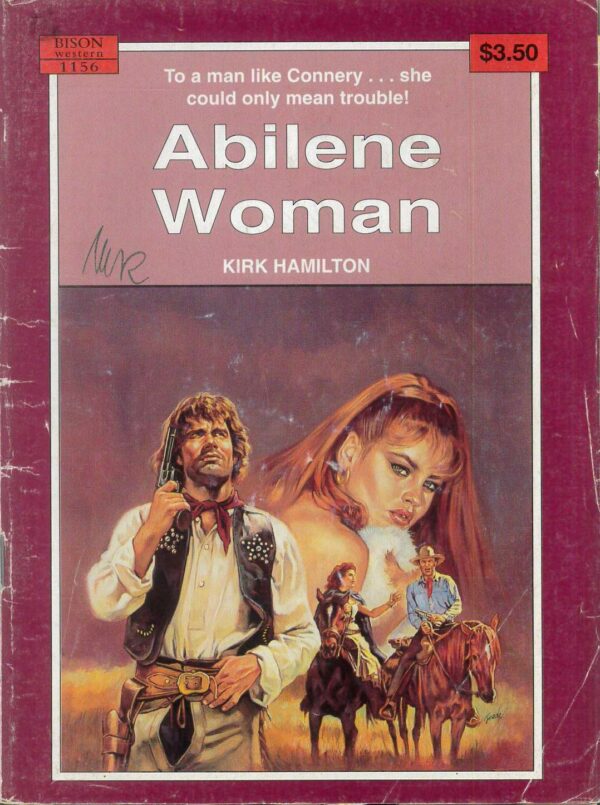 BISON WESTERN (1960-1991) #1156: Abilene Woman (Kirk Hamilton) VG