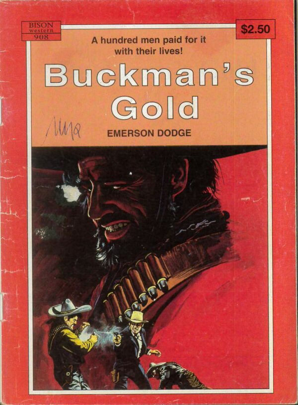 BISON WESTERN (1960-1991) #908: Buckman’s Gold (Emerson Dodge) VG