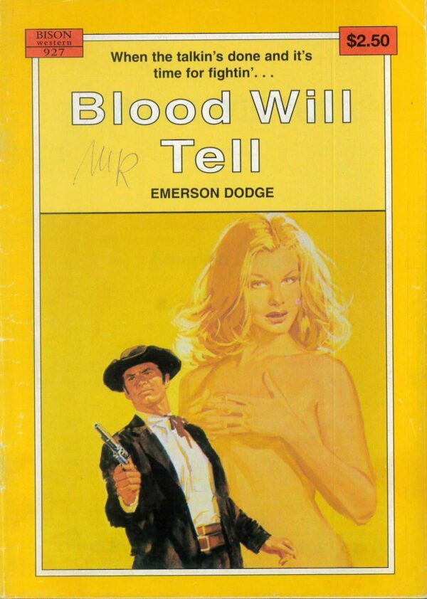 BISON WESTERN (1960-1991) #927: Blood Will Tell (Emerson Dodge) VG/FN