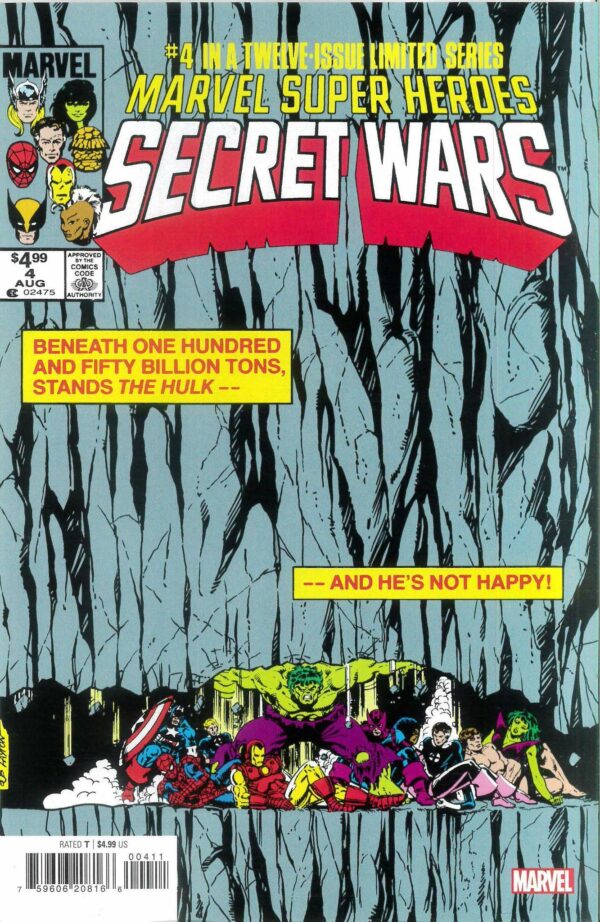 MARVEL SUPER HEROES: SECRET WARS #4: 2024 Facsimile edition (Bob Layton cover A)