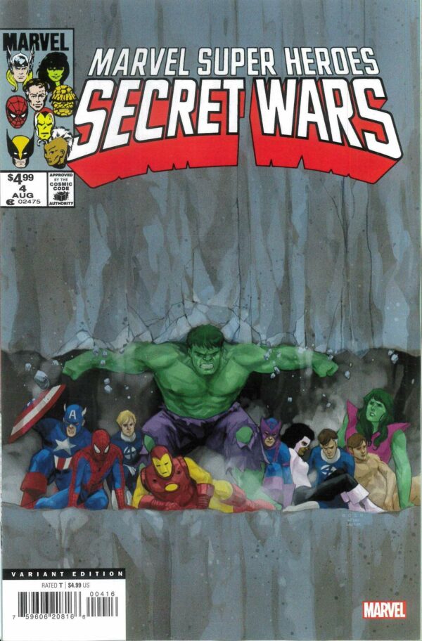 MARVEL SUPER HEROES: SECRET WARS #4: 2024 Facsimile edition (Phil Noto RI cover P)