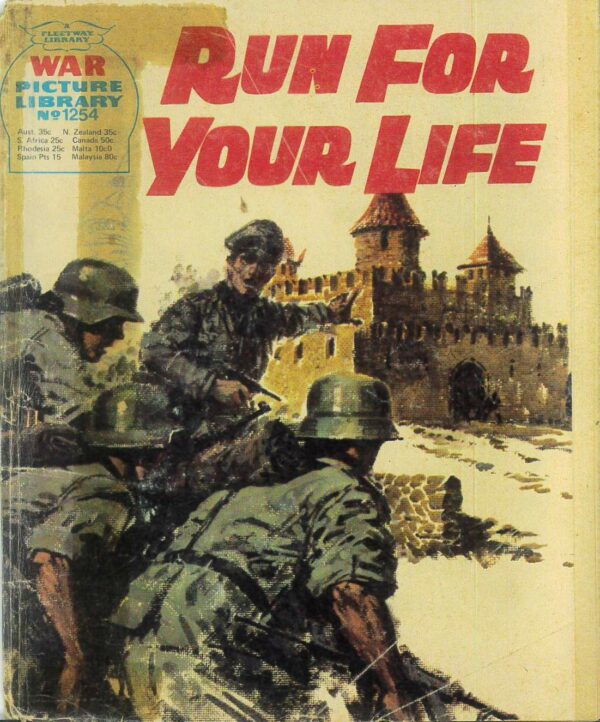 WAR PICTURE LIBRARY (1958-1984 SERIES) #1254: Run For Your Life (Australian Variant) GD/VG