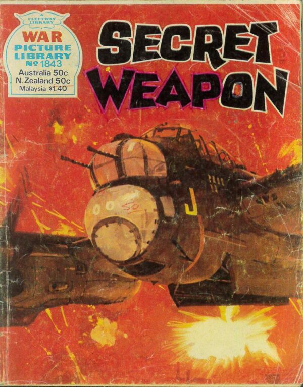 WAR PICTURE LIBRARY (1958-1984 SERIES) #1843: Secret Weapon – Australian Variant – GD/VG