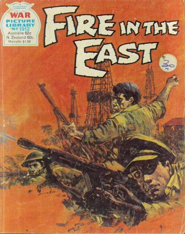 WAR PICTURE LIBRARY (1958-1984 SERIES) #1912: Fire in the East – Australian Variant – VG