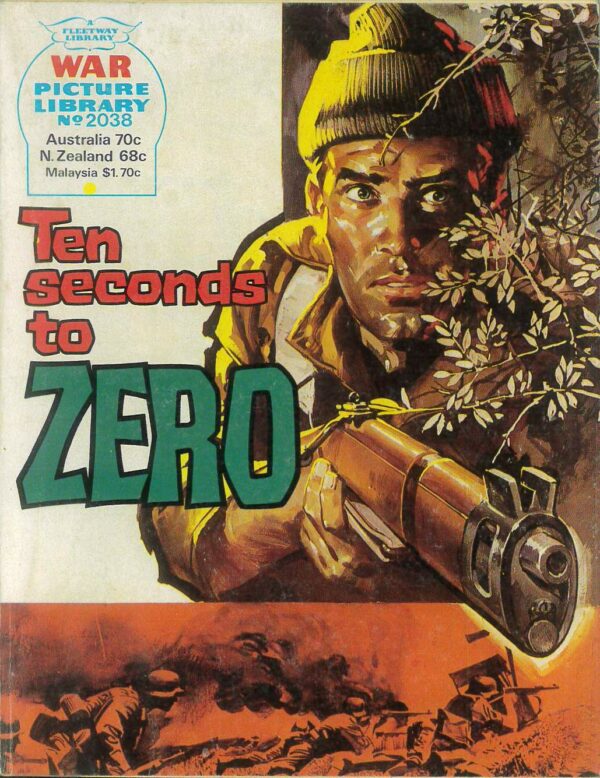 WAR PICTURE LIBRARY (1958-1984 SERIES) #2038: Ten Seconds to Zero – Australian Variant – VG/FN