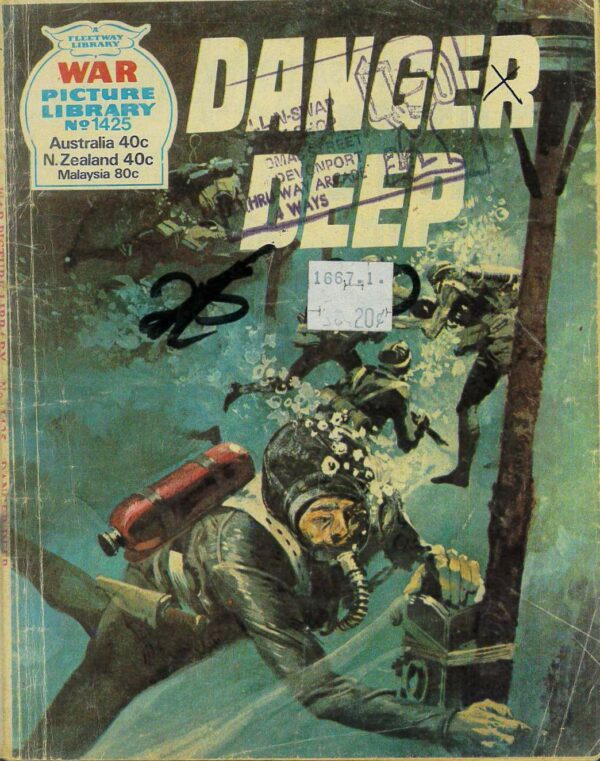 WAR PICTURE LIBRARY (1958-1984 SERIES) #1425: Danger Deep – Australian Variant – GD/VG