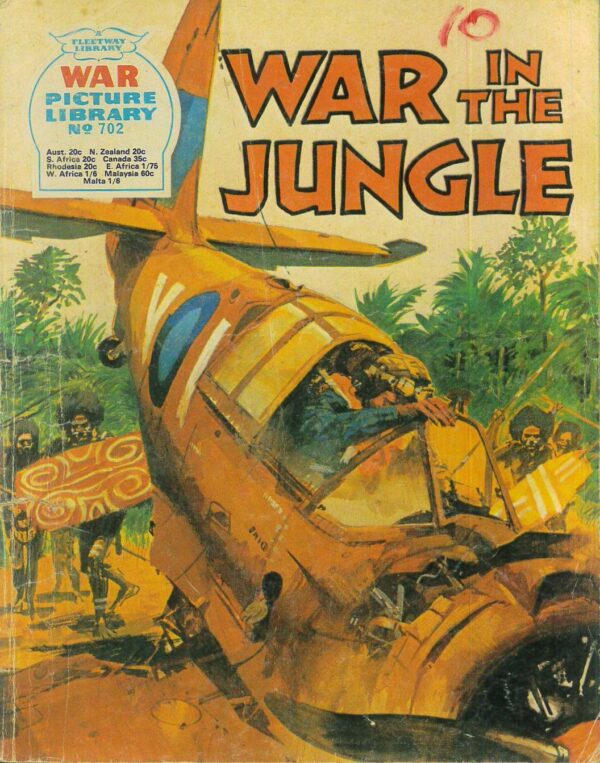 WAR PICTURE LIBRARY (1958-1984 SERIES) #702: War in the Jungle (Australian Variant) VG