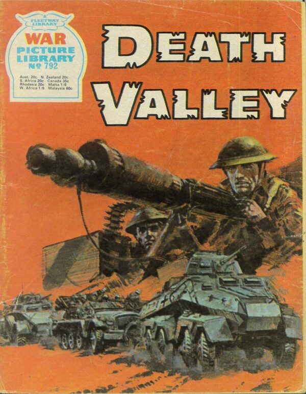 WAR PICTURE LIBRARY (1958-1984 SERIES) #792: Death Valley (Australian Variant) GD/VG