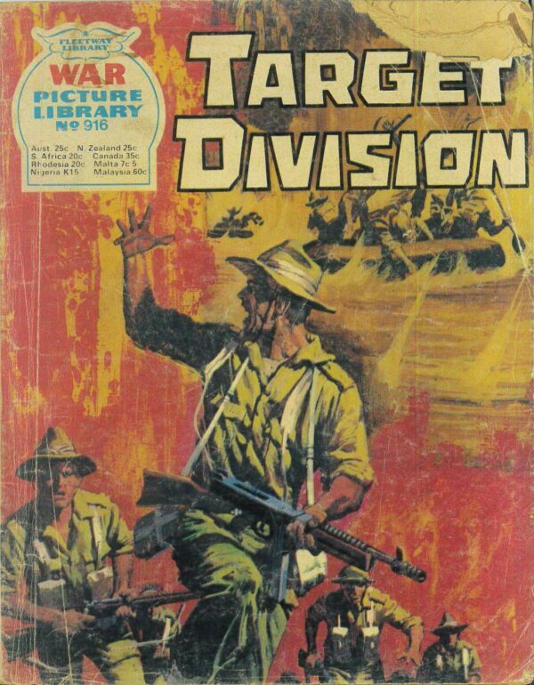 WAR PICTURE LIBRARY (1958-1984 SERIES) #916: Target Division (Australian Variant) GD