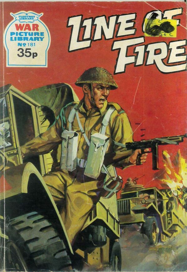 WAR PICTURE LIBRARY (1985-1992 SERIES) #181: Line of Fire – VG