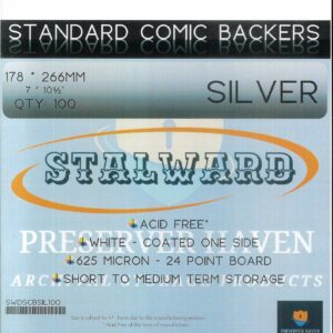 STALWARD BACKING BOARDS #2: Silver Age (100pk) (178 x 266mm / 7 x 10.5 inch)
