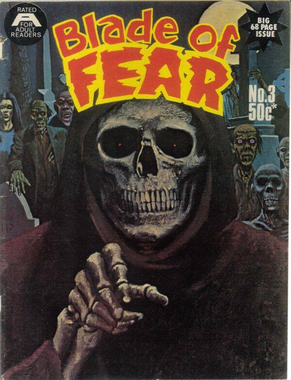BLADE OF FEAR (1976-1978) #3: Steve Ditko x 3 (inc Tiger-Man) VG/FN