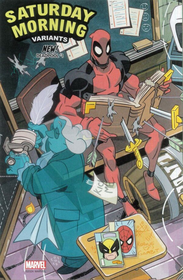 DEADPOOL (2024 SERIES) #1: Sean Galloway Saturday Morning connecting cover F