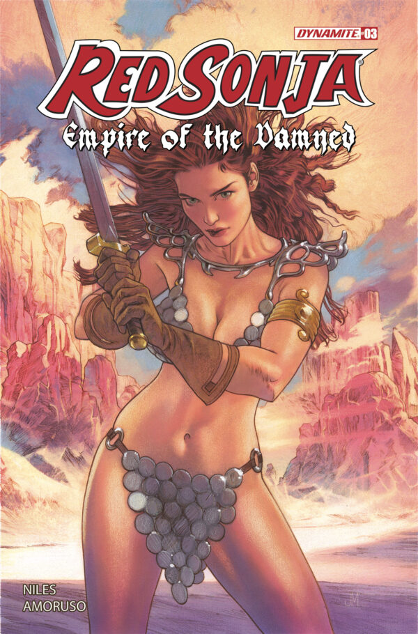 RED SONJA: EMPIRE OF THE DAMNED #3 Joshua Middleton cover A