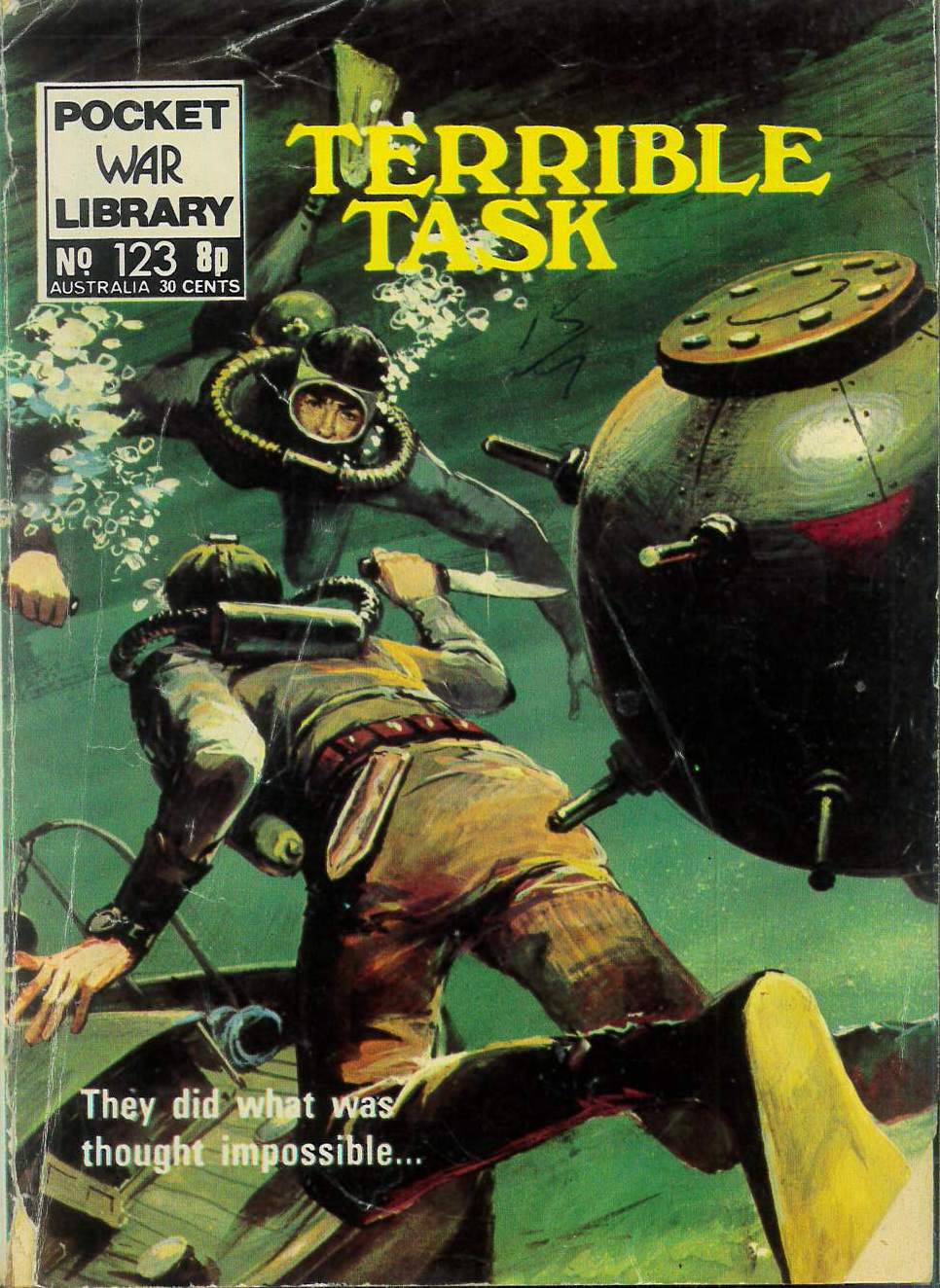 POCKET WAR LIBRARY (1971 SERIES) #123: Terrible Task – VG POCKET WAR LIBRARY (1971 SERIES) #123: Terrible Task – VG
