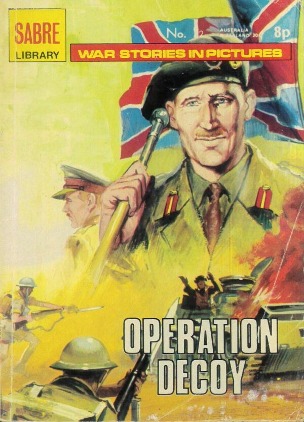 SABRE LIBRARY (1971 SERIES) #72: Operation Decoy – VG/FN