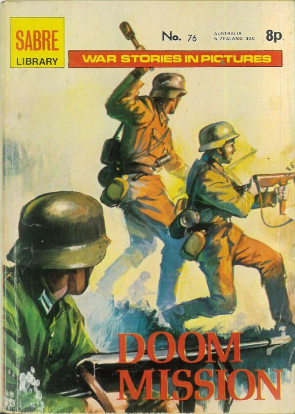 SABRE LIBRARY (1971 SERIES) #76: Doom Mission – VG/FN