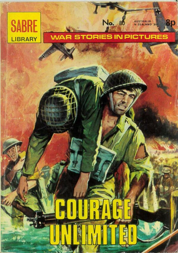 SABRE LIBRARY (1971 SERIES) #80: Courage Unlimited – VG/FN