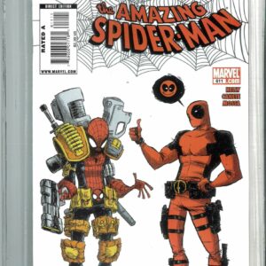 AMAZING SPIDER-MAN (1962-2018 SERIES) #611: Scottie Young variant cover – Halo graded 9.8 (NM/M)